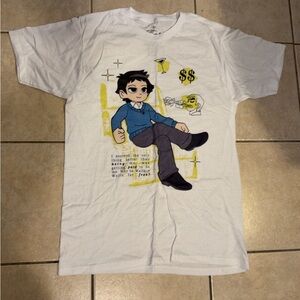 Scott Pilgrim White Graphic T-Shirt Sz Medium New without tags